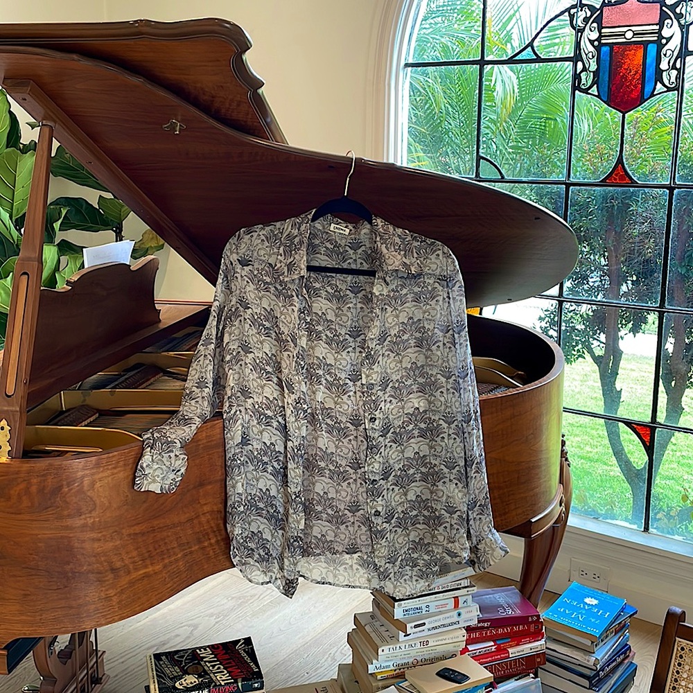 L'Agence floral blouse